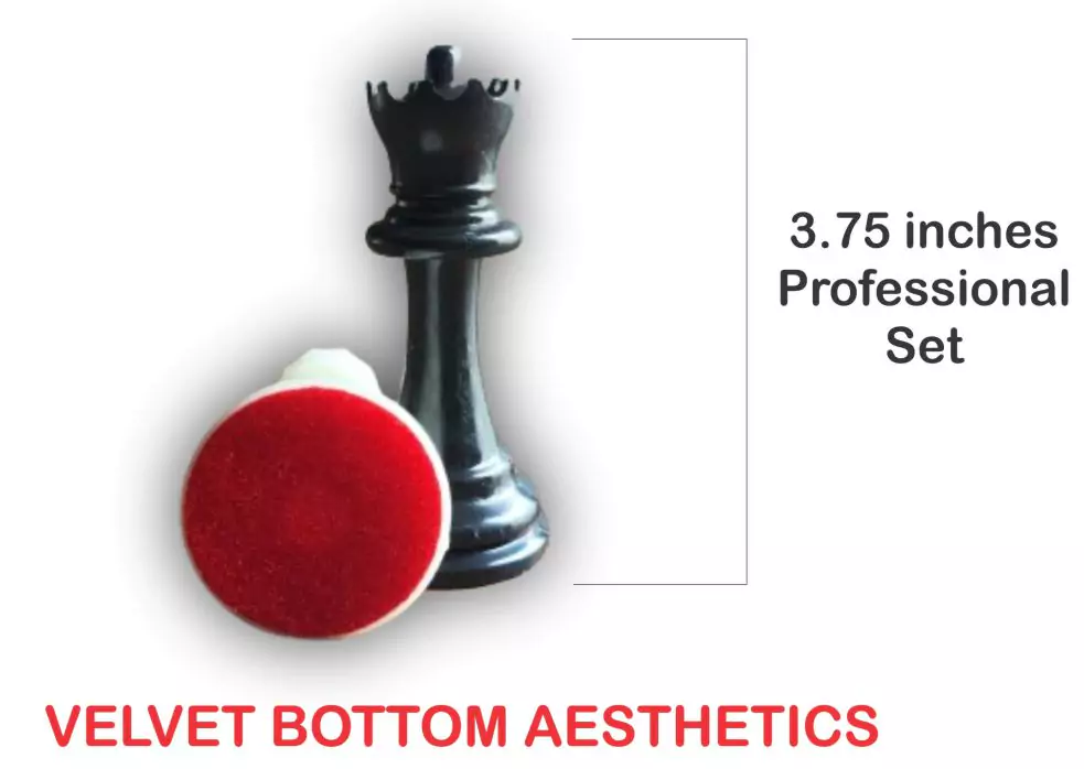 Bragnam 17" x 17" FIDE Standard Chess Set with Premium Foldable Board and Solid Plastic Pieces - Image 5