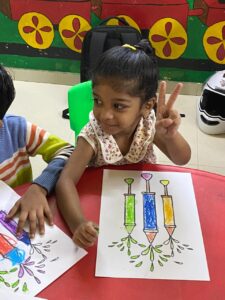 Balvatika Play School Thane West Maharashtra Holi Celebration 2