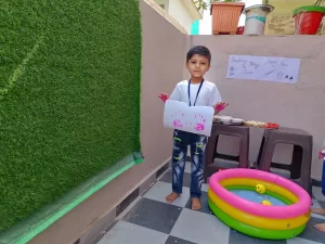 Balvatika Play school Celebrated Holi at Noble Nagar Gujarat