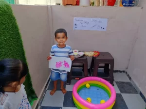 Balvatika Play school Celebrated Holi at Noble Nagar Gujarat 4