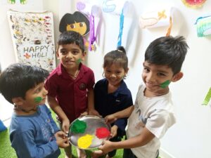 Holi Celebration At Balvatika Play School Vapi Gujarat