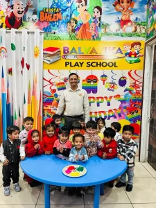 Holi Celebration at Balvatika Play school Raipur Rani, Haryana