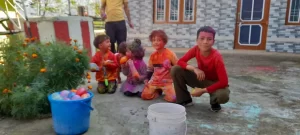 holi celebration at shivjot enclave Kharar mohali punjab