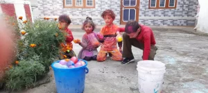 holi celebration at shivjot enclave Kharar mohali punjab 2 1