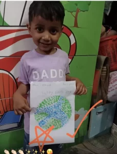 Earth day celerbration at Balvatika Pre school Raipur Rani Haryana (5)
