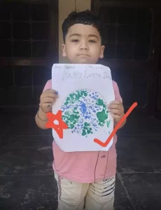 Earth day celerbration at Balvatika Pre school Raipur Rani Haryana (6)